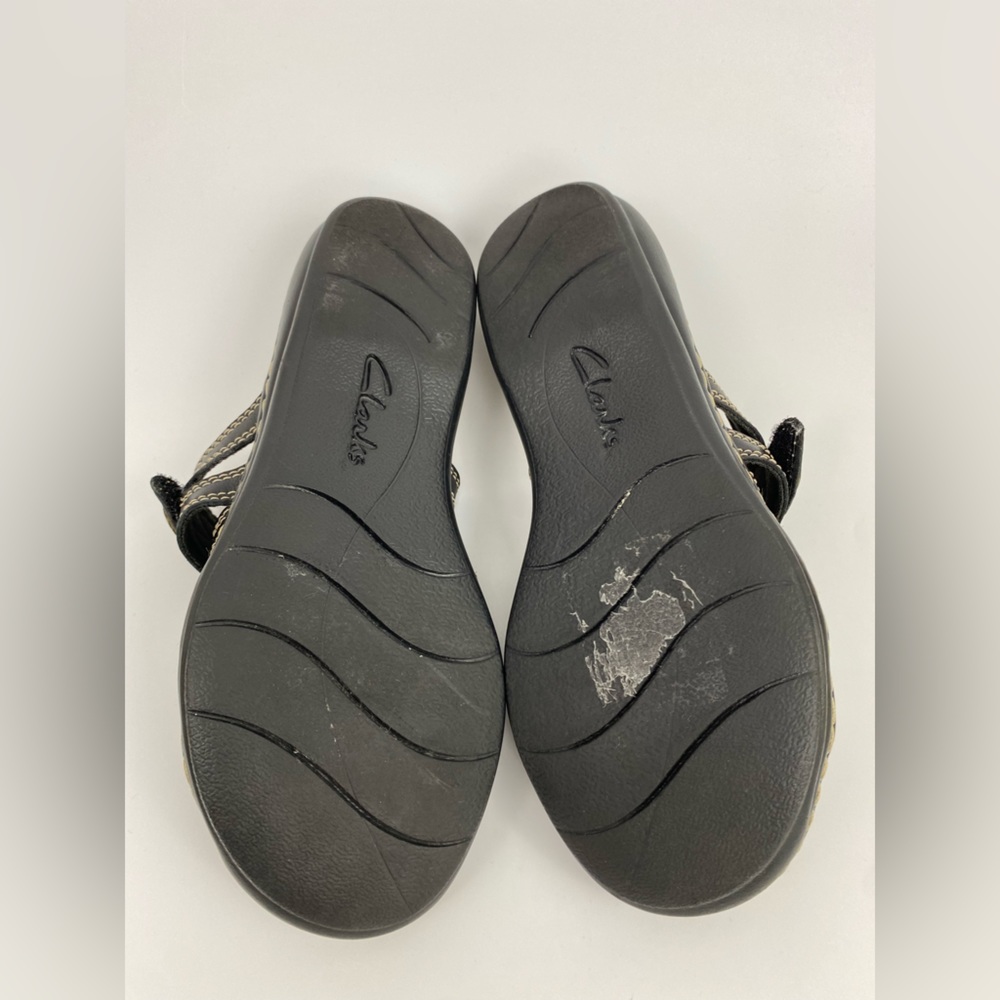 Clarks Ultimate Comfort Collection Sandals, Women's US Size 6M, Black Leather - Picture 7 of 11